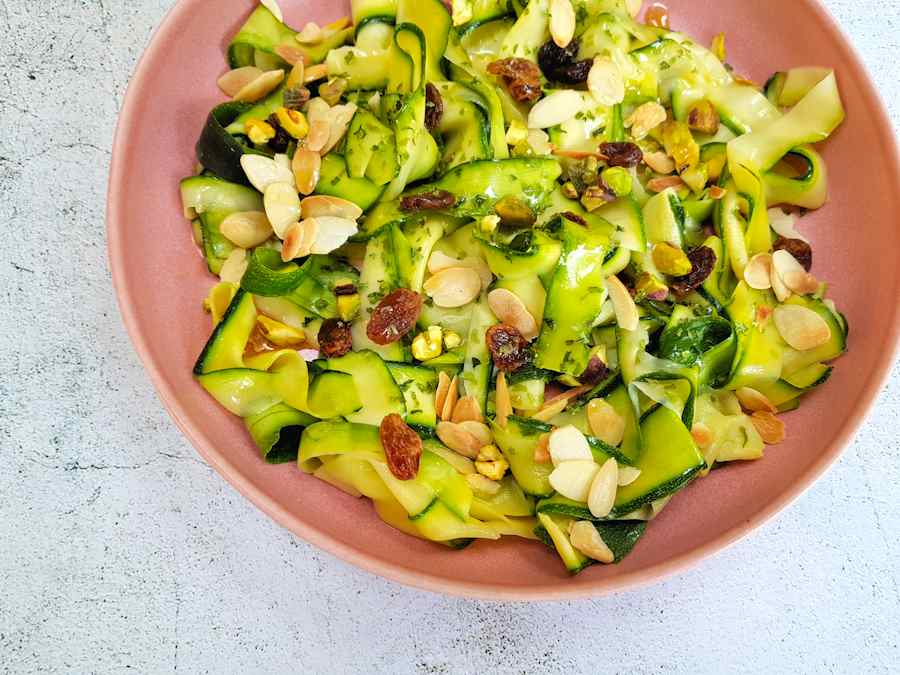 Courgette Ribbon Salad Recipe Cuisine Fiend